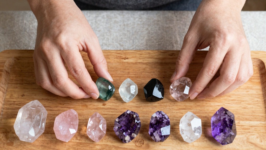 energy healing crystal sets