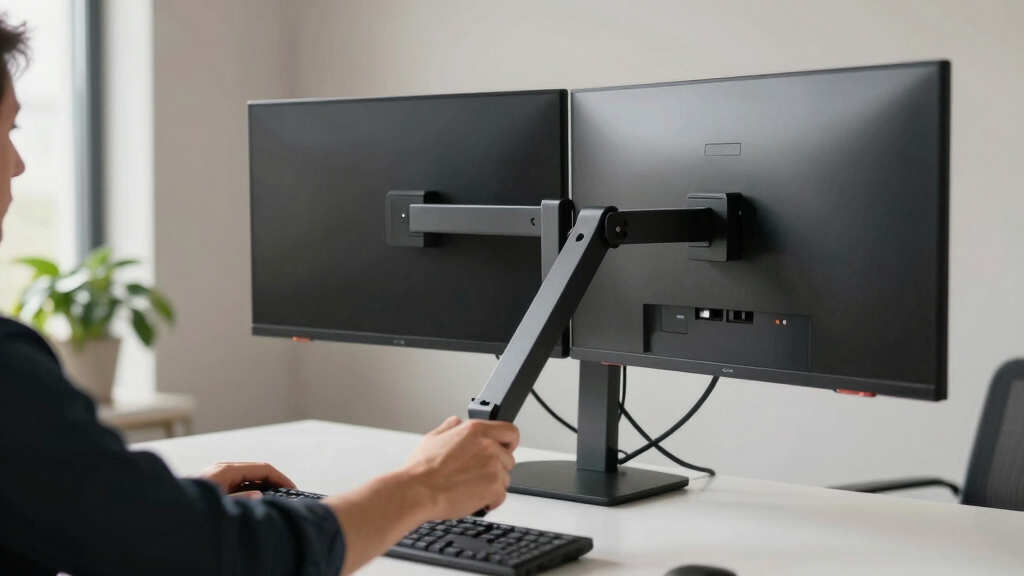 best monitor arm for dual monitors heavy duty