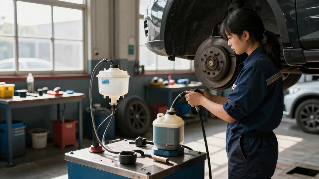 brake fluid exchange machine