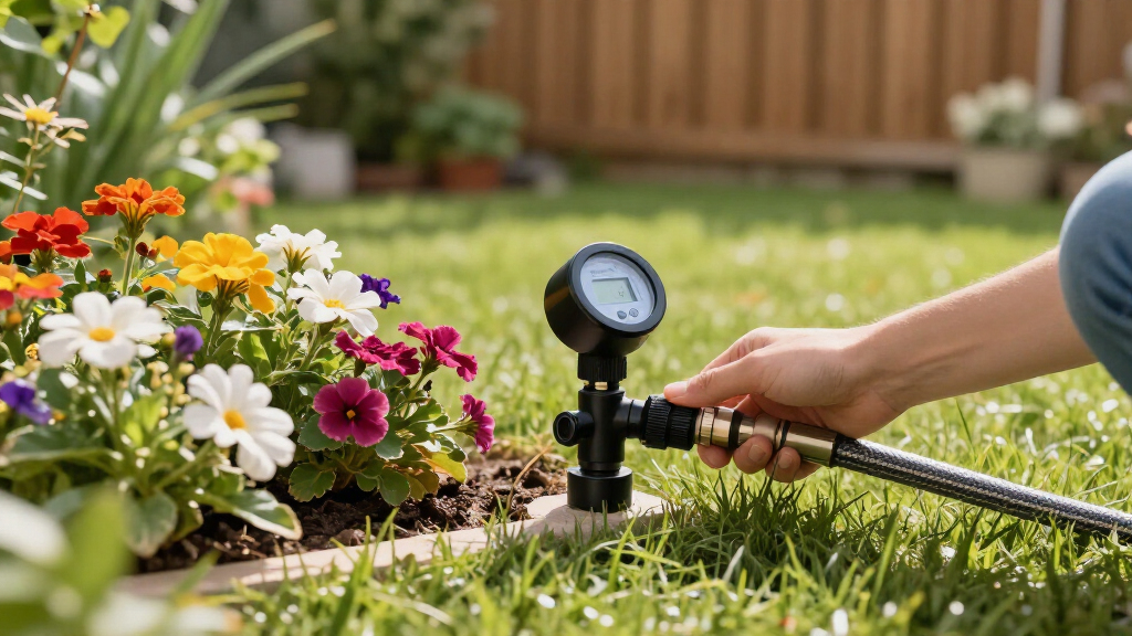 smart sprinkler valves with flow meters