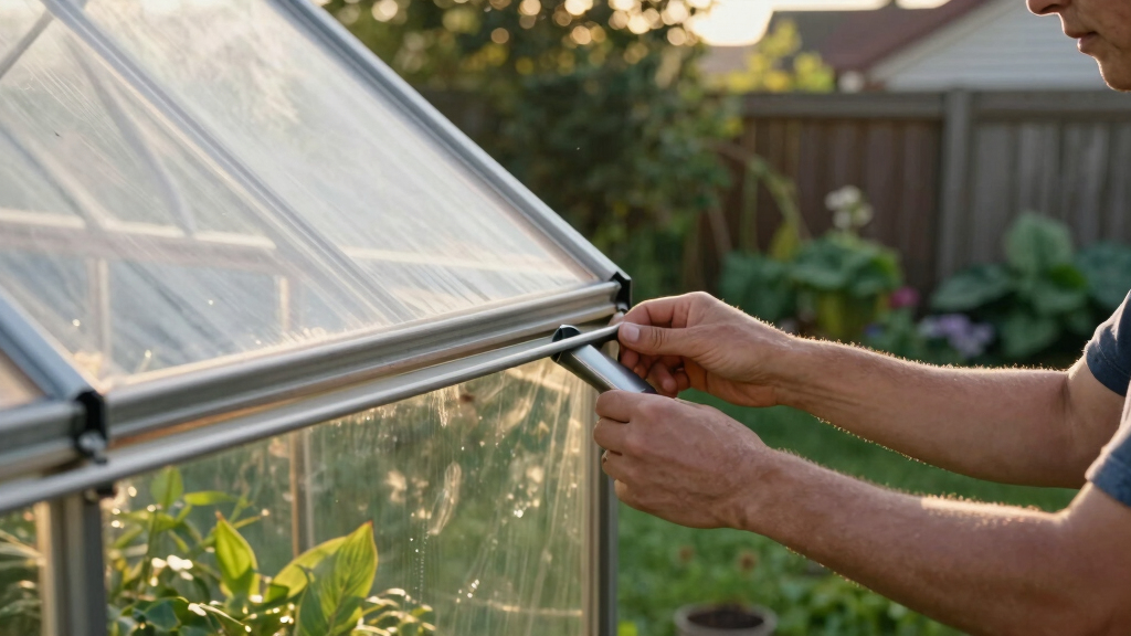 best greenhouse kits with rain gutters