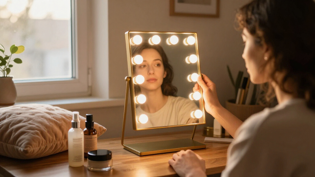 celebrity-inspired LED vanity mirrors