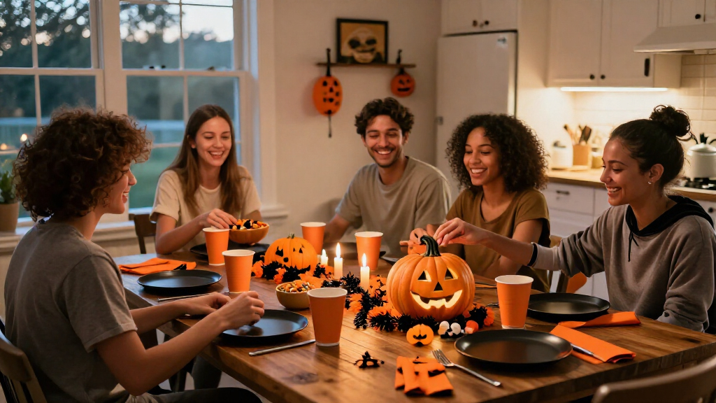Halloween party planning kits