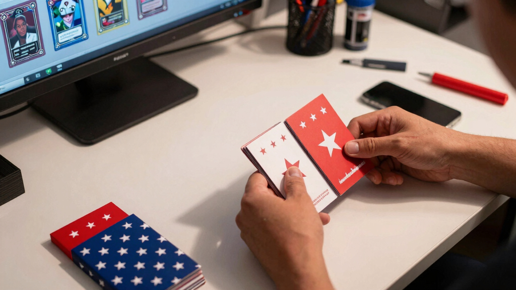 patriotic trading card sleeves
