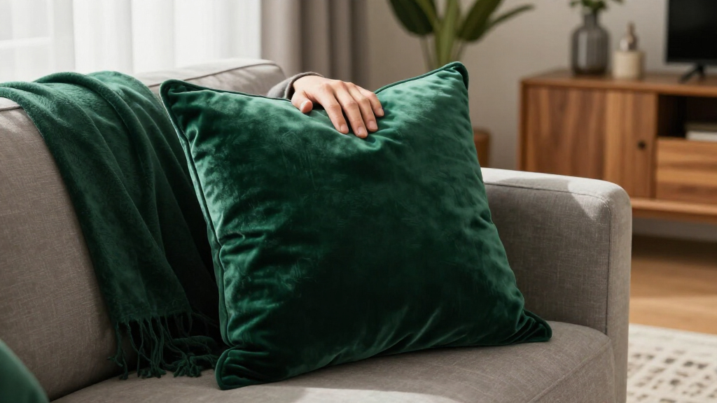 luxury velvet throw pillows