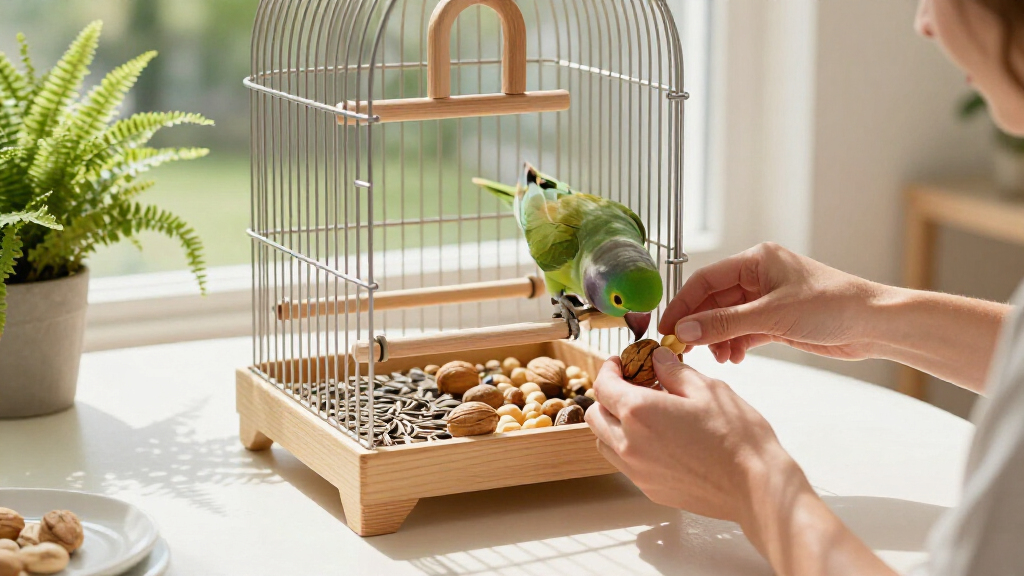 foraging toys for birds