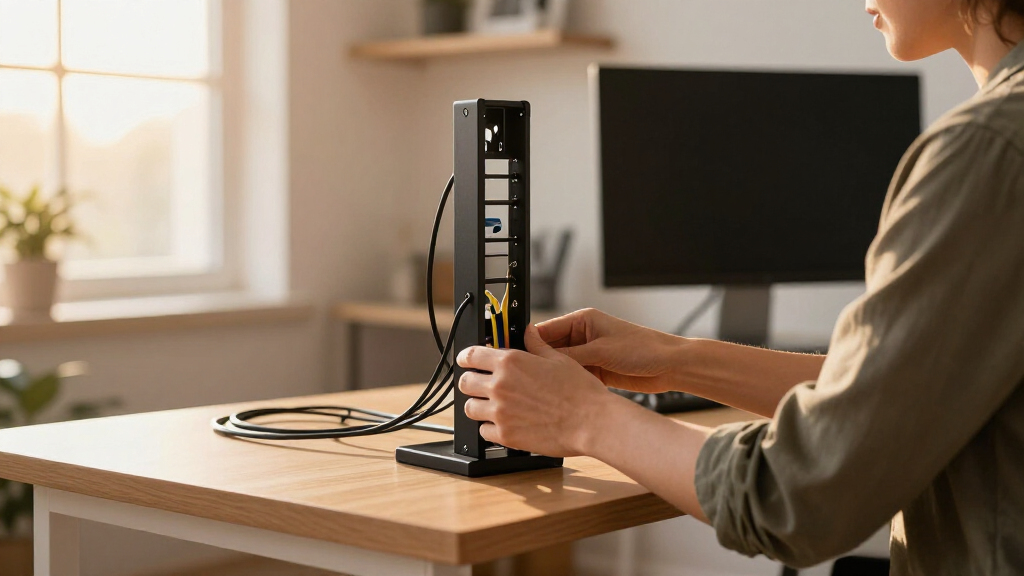 vertical rack cable manager