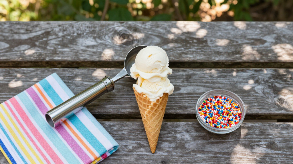 ice cream scoopers and tools