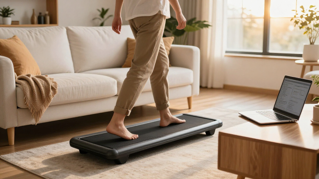continuous use walking pad for remote work