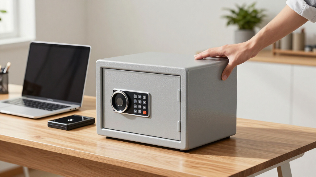 Fireproof safe for laptops and hard drives