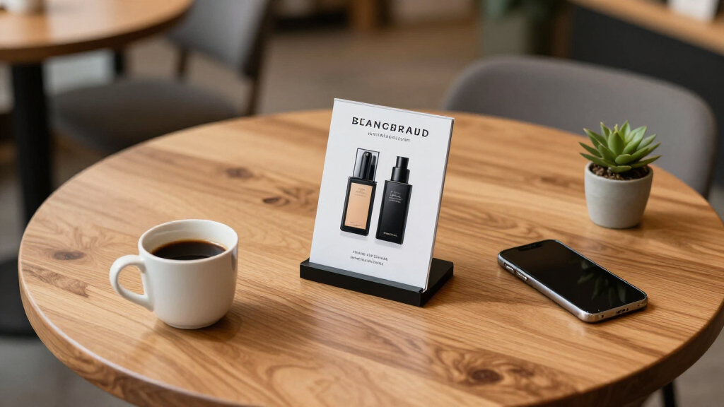 premium tabletop display stand for branded products