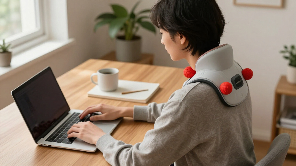 shiatsu neck and shoulder massager for office