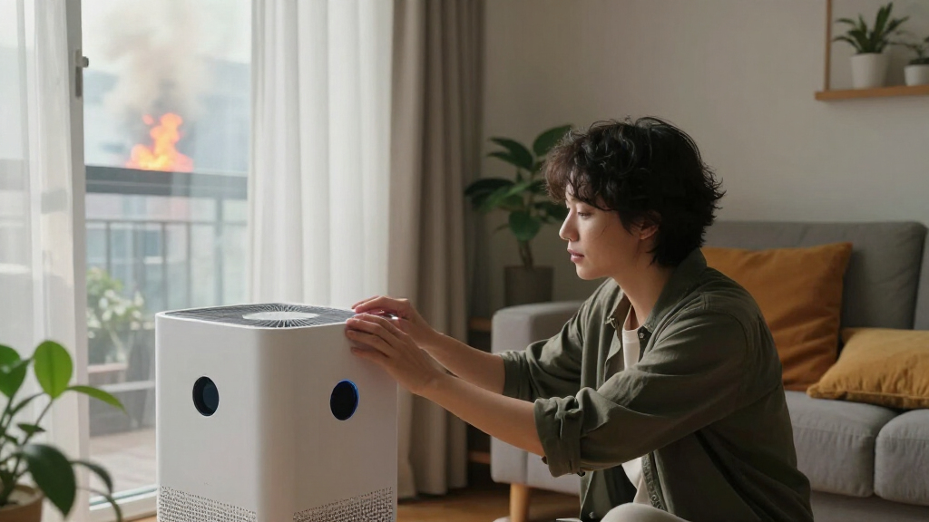 hepa air purifier for wildfire smoke