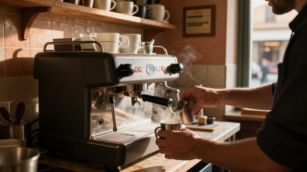espresso machine with automatic milk frother