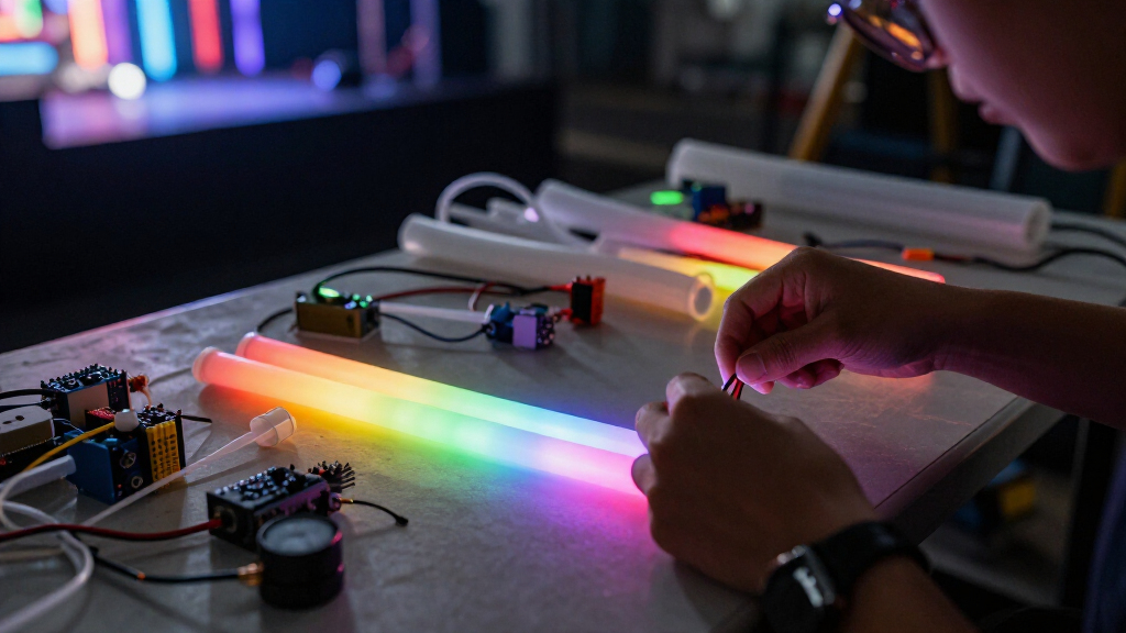 music festival LED glow sticks