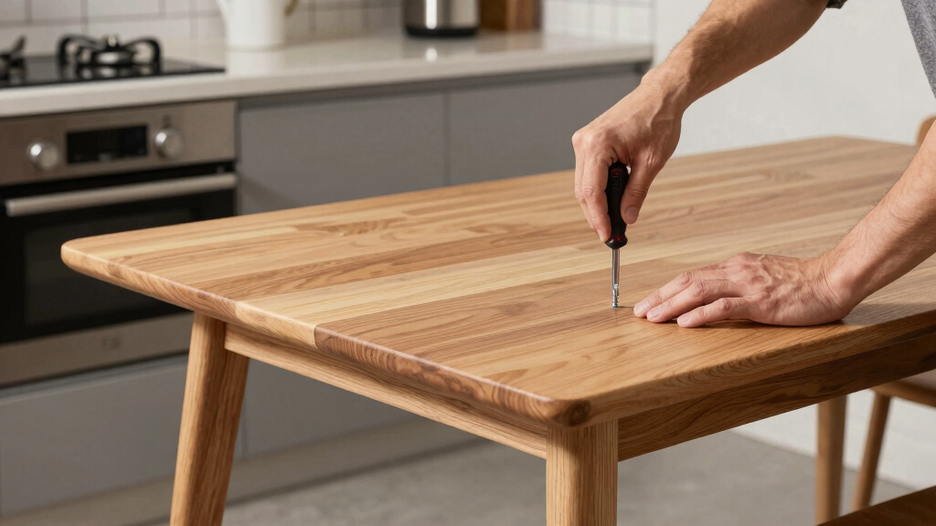 best space-saving solid wood tables