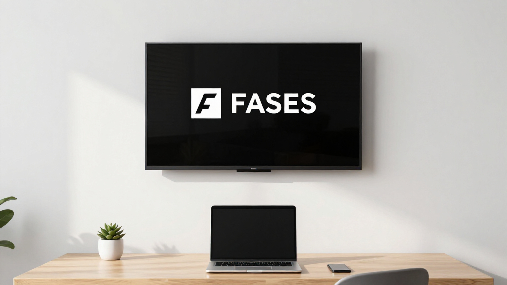 Commercial signage TV for office lobby