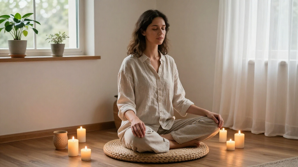 spiritual meditation candles