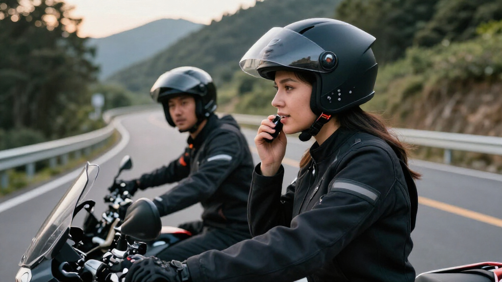 motorcycle helmet Bluetooth communication