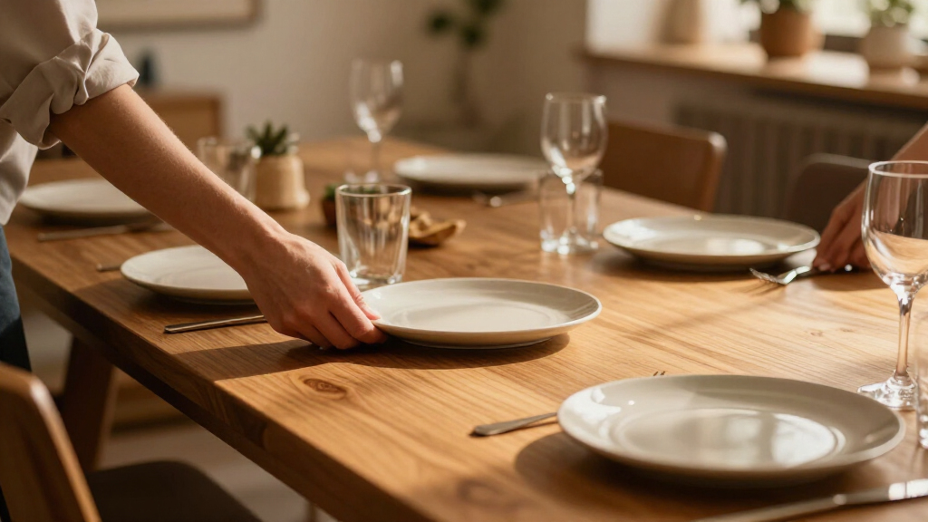 dining table set solid wood