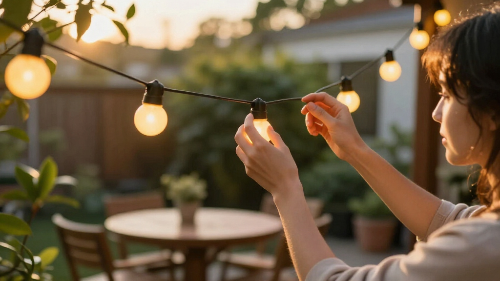 outdoor string lights