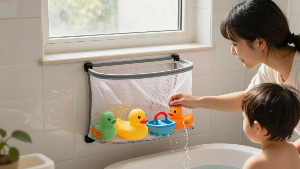 bath toy organizers mesh