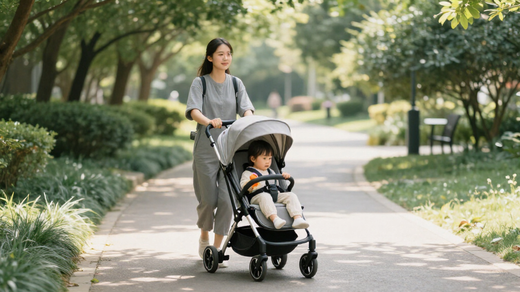 luxury stroller tricycle with canopy