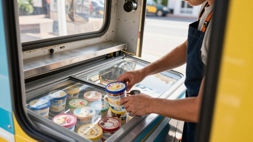 best commercial freezer for frozen dessert truck
