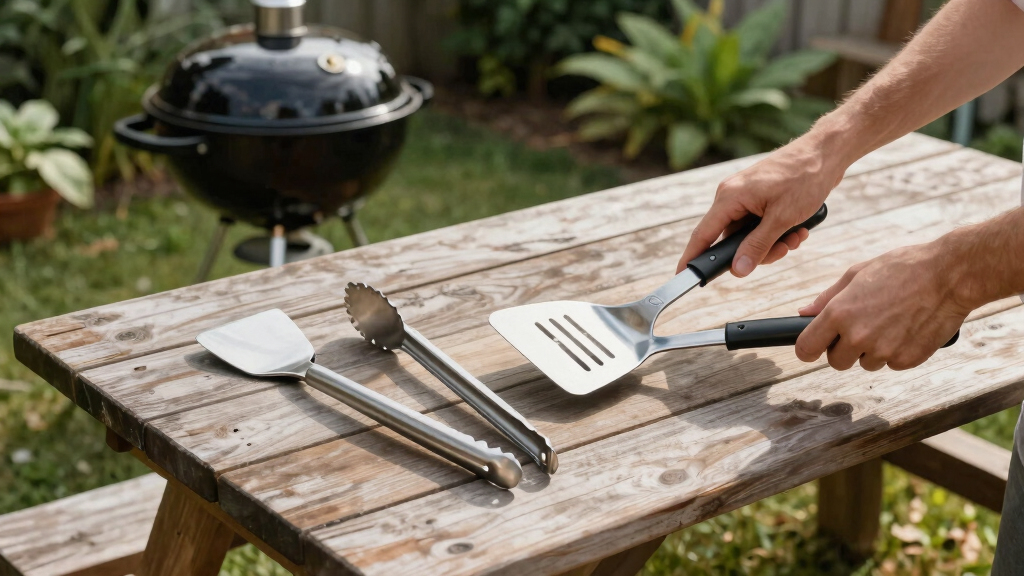outdoor grilling tools set