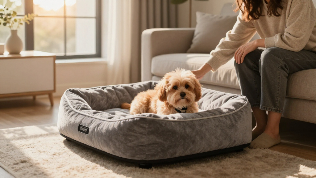 premium heated pet beds