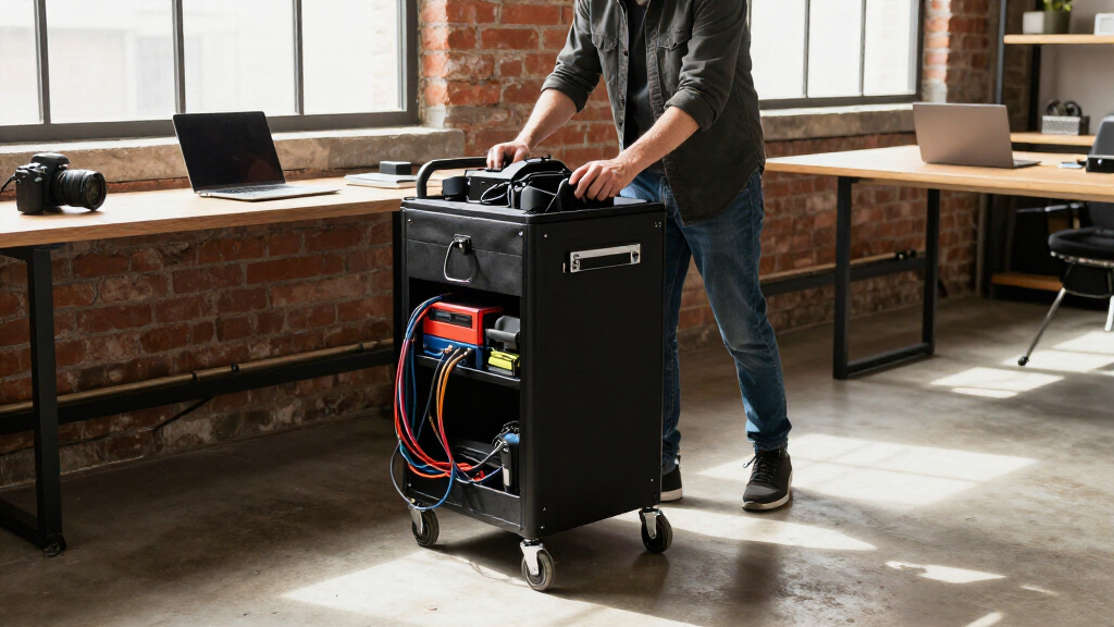 studio gear cart with wheels under 600