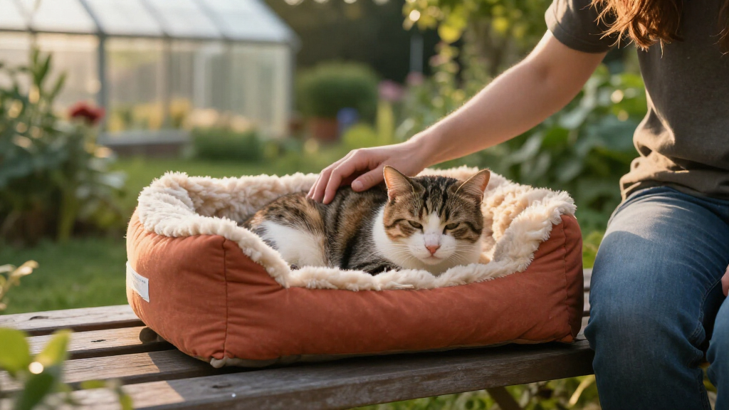 heated outdoor cat beds
