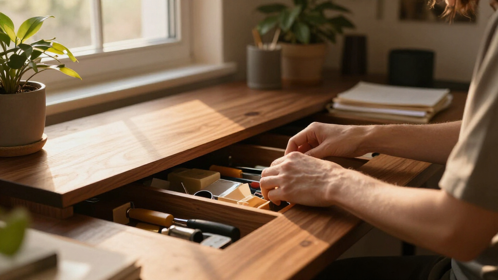 craft desk with storage premium