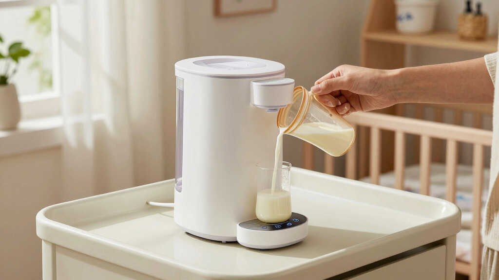 baby formula dispensers with temperature control