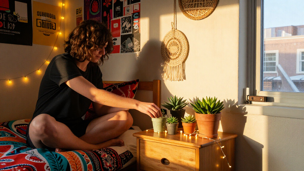 creative dorm room decor