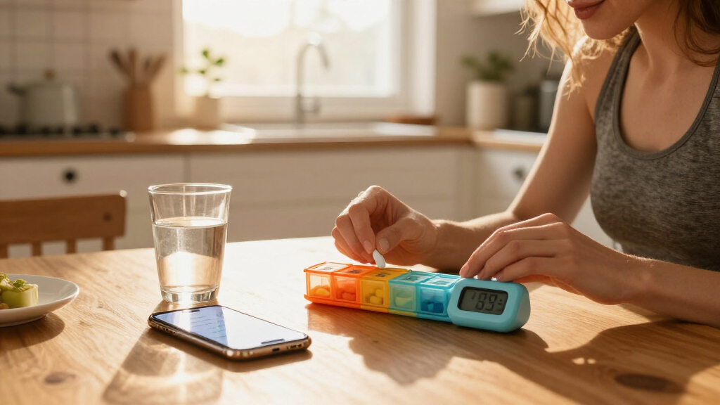 pill organizers with alarms