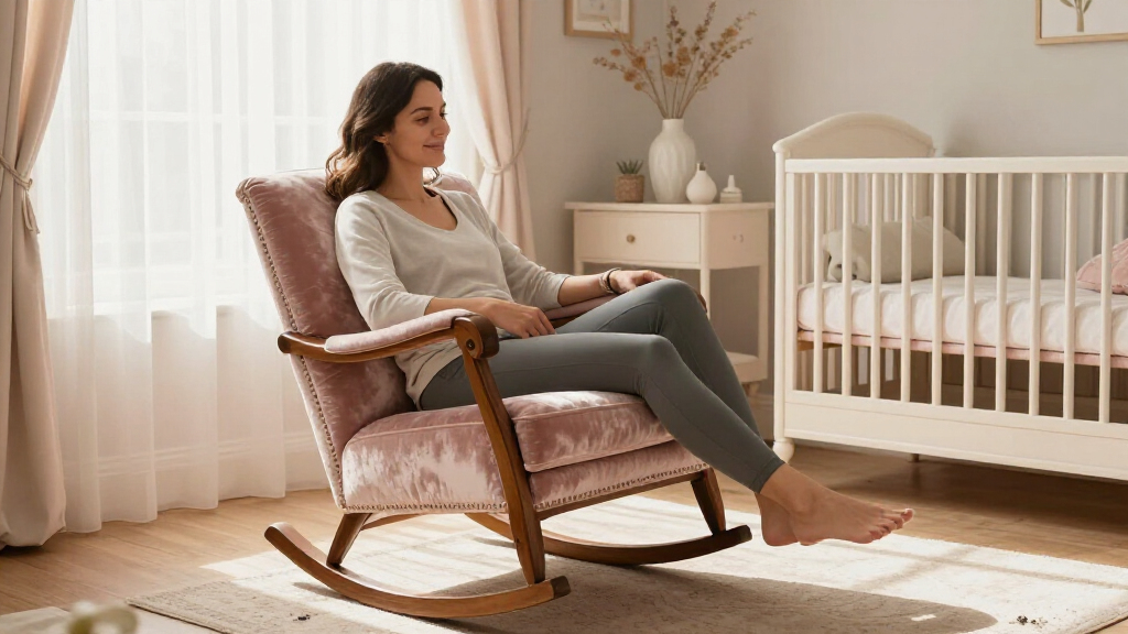 luxury nursery rocking chairs