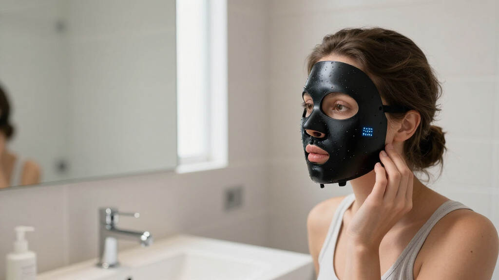 best led face mask with timer