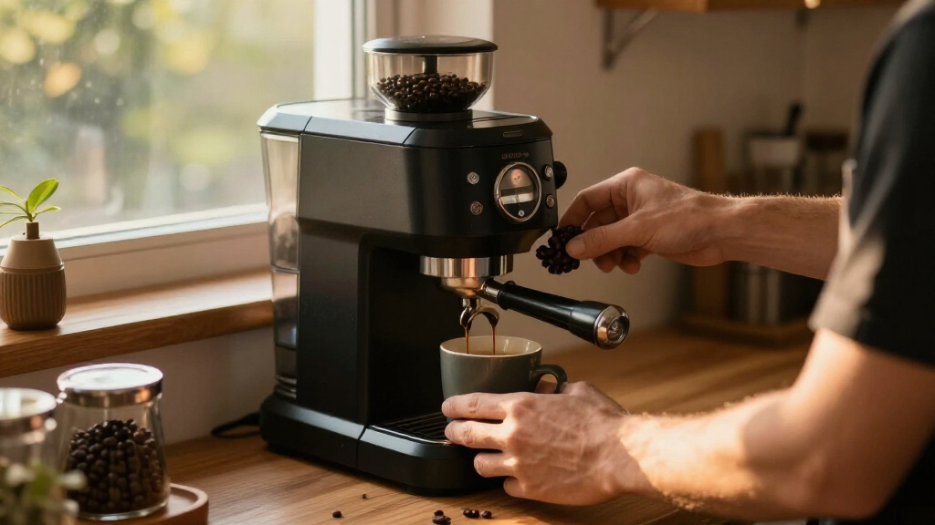 espresso machines with builtin grinder