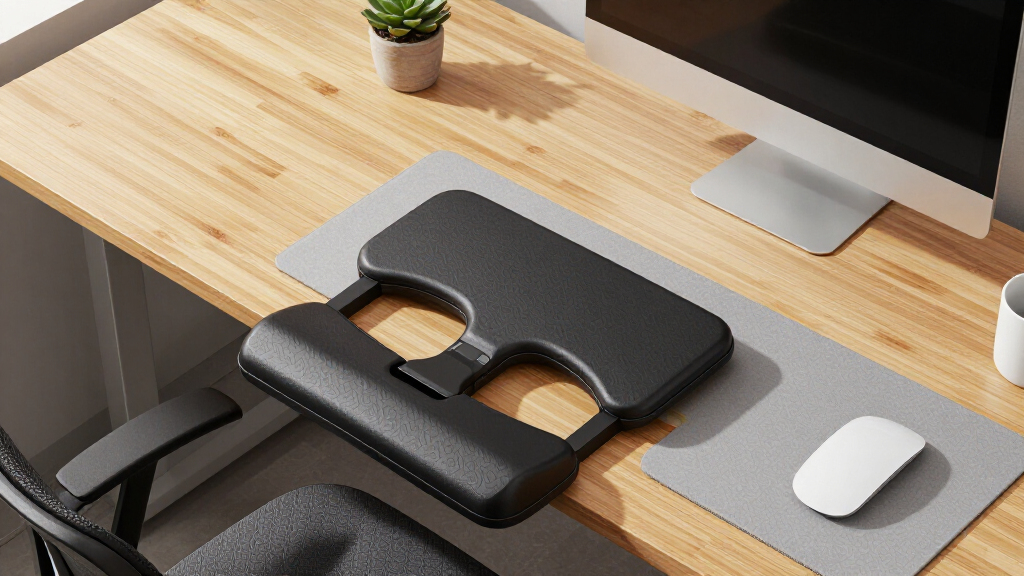 ergonomic footrests under desk
