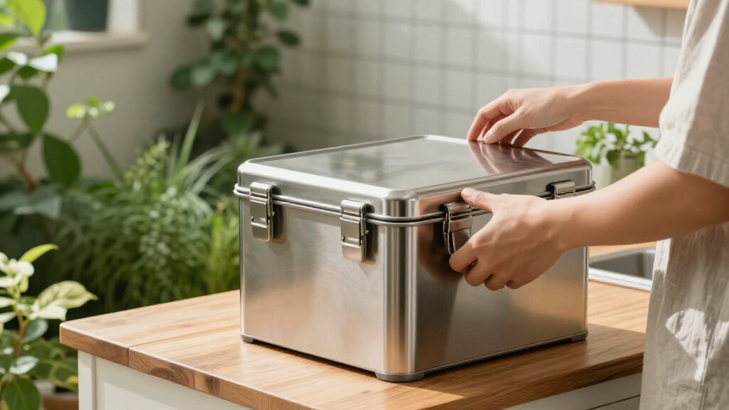 outdoor kitchen storage containers