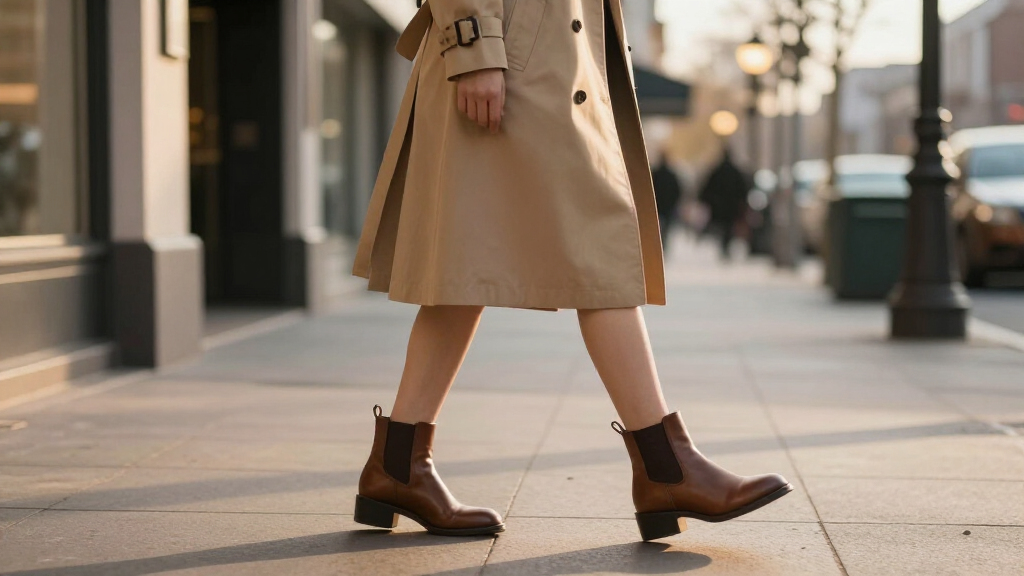 best shoes to wear with trench coats