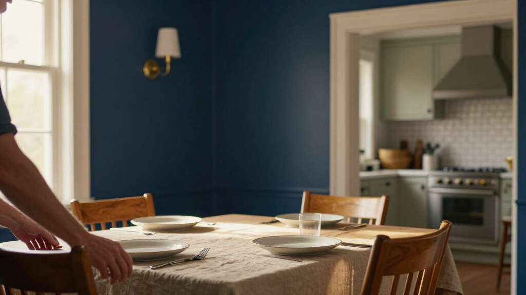 best deep blue dining room paint