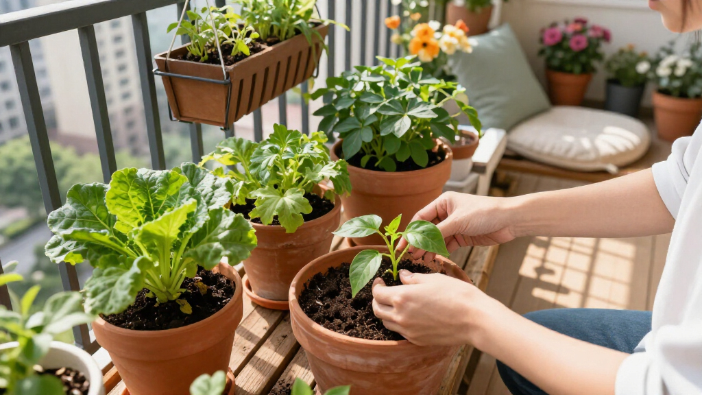 companion planting balcony gardens