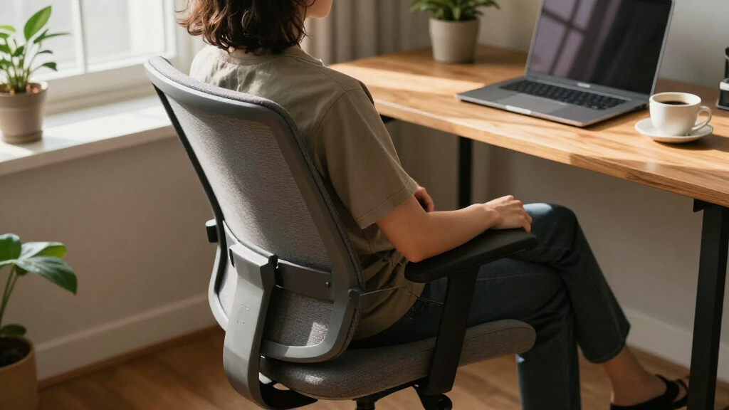 ergonomic office chair with lumbar support