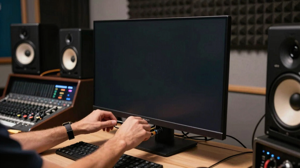 monitor size for different studio spaces