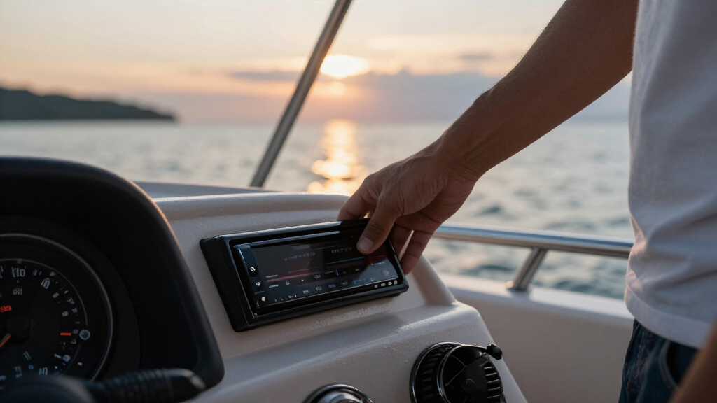 marine stereo system for boat