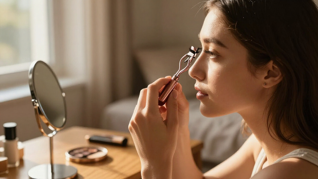heated eyelash curlers