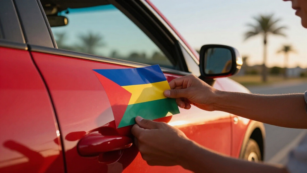 cura%c3%a7ao flag vinyl car decal