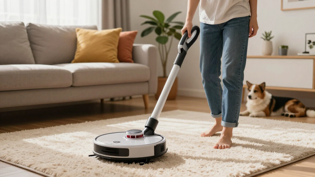 robot vacuum for pet hair high suction